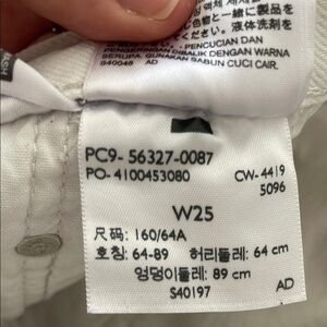 Levi's White Jean Shorts